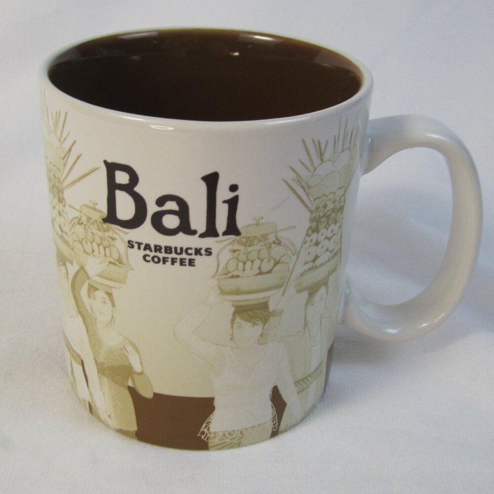 Starbucks 2017 Bali Global Icon Collector Series 16oz Coffee Tea Mug Cup